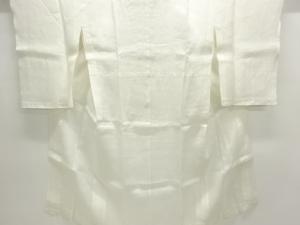 アンティーク　本麻透かし織　流水模様長襦袢